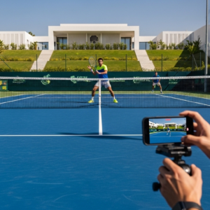 🎾 تصوير مباراة تنس — iPhone 16 Pro | الدار البيضاء