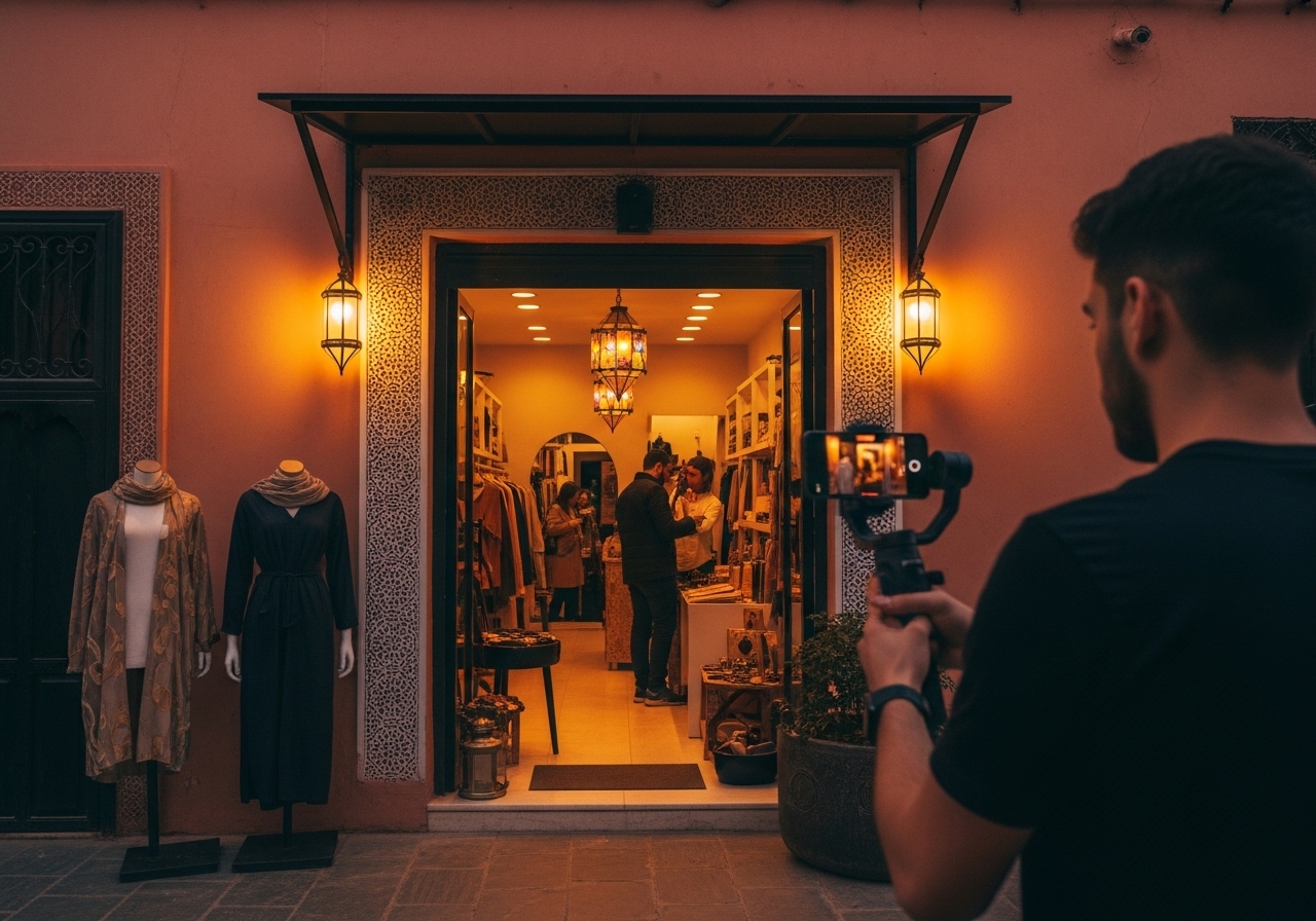 📱 Vidéo commerciale pour votre magasin à Marrakech (Filmée avec iPhone 15 Pro Max / iPhone 16